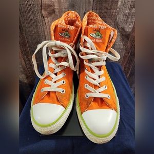 Converse High Top Sneakers Dr Suess Green Eggs and Ham